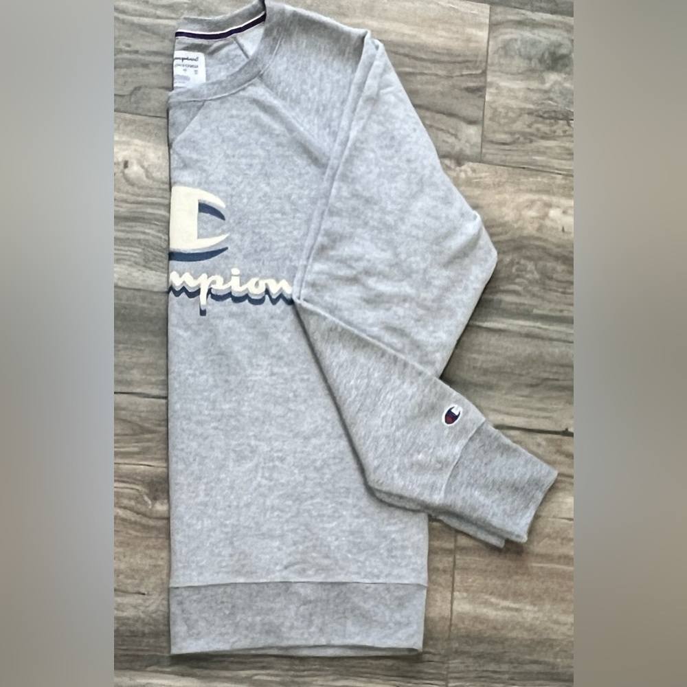 CHAMPION AUTHENTIC ATHLETIC-WEAR Women Sweatshirt Gray Size L New without tag